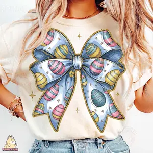 Easter Coquette Bow , Easter Coquetter , Happy Easter , Retro Easter , Pink Easter , Floral Spring , Shirt