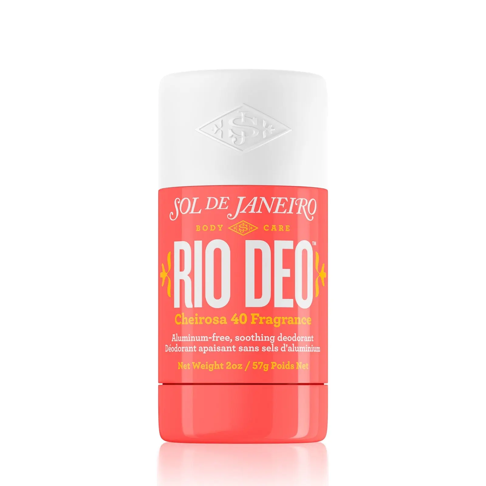 Sol de Janeiro Rio Deo Aluminum-Free Deodorant, Cheirosa '40 Warm Floral Fragrance with Black Amber Plum & Vanilla Woods for Daily Body Care, Flower, Cosmetic, Aroma, Gentle, Natural Deodorants