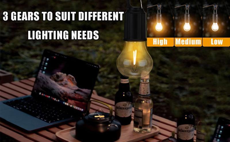 Solar LED Camping Lights with Hook – Type-C Rechargeable, IPX4 Waterproof, 3 Lighting Modes (High/Low/Strobe), 18650 Lithium Battery, Solar-Powered, Sleek Design– Portable, Durable Tent Lights for Hiking,Backpacking,Adventures,Hurricane Emergency Lighting Solar LED Camping Lights with Hook – Type-C Rechargeable, IPX4 Waterproof, 3 Lighting Modes (High/Low/Strobe), 18650 Lithium Battery, Solar-Powered, Sleek Design– Portable, Durable Tent Lights for Hiking,Backpacking,Adventures,Hurricane Emergency Lighting