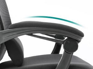 Sweetcrispy Plus Mesh Office Chair, with Lumbar Pillow & Retractable Footrest, with Padded Armrests and Adjustable Headrest, Height Adjustable