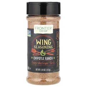 Frontier Co-op Wing Seasoning, Chipotle Ranch, 5.54 oz (157 g)