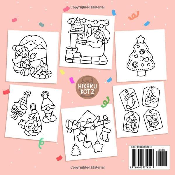 Christmas: Bold & Easy Coloring Book, Stocking Stuffer for Adults & Teens