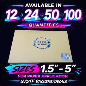 Custom UV DTF Package Labels | Waterproof Logo Stickers for Business Packaging (1.5”–5”)