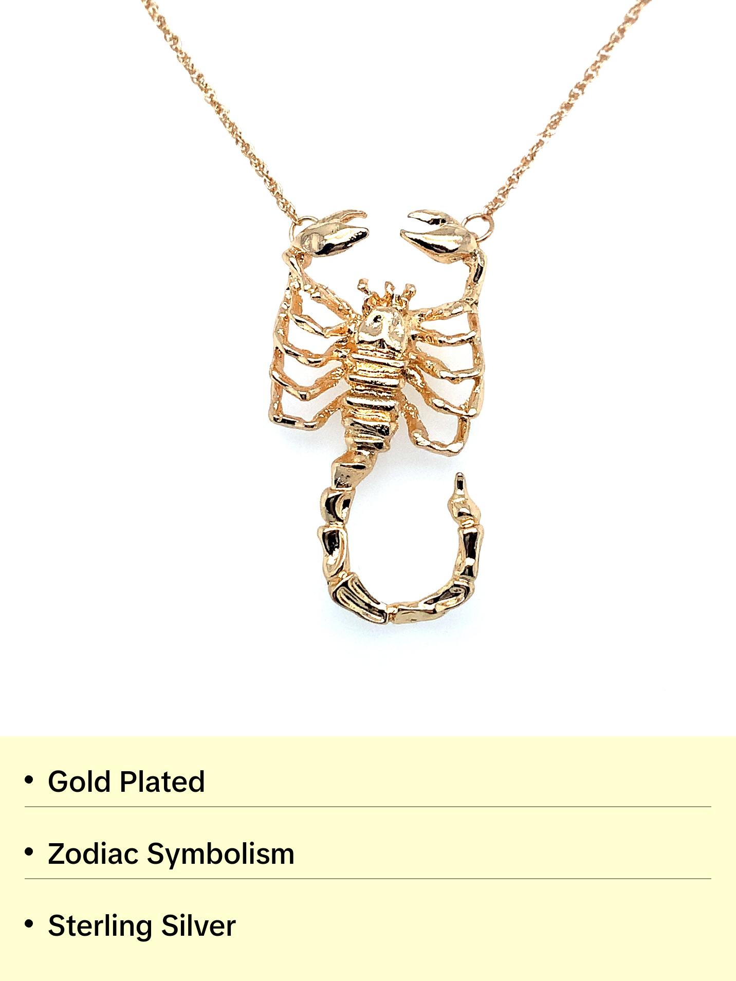 ♏ Scorpio (Scorpion) Necklace