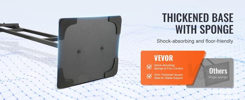 VEVOR Poster Stand, Adjustable Height Up to 75", Double-Sided Heavy Duty Pedestal Sign Holder, Floor Standing Sign Holder Banner Stand with Shock-absorbing Base for Display, for Board and Foam, Black VEVOR Poster Stand, Adjustable Height Up to 75", Double-Sided Heavy Duty Pedestal Sign Holder, Floor Standing Sign Holder Banner Stand with Shock-absorbing Base for Display, for Board and Foam, Black