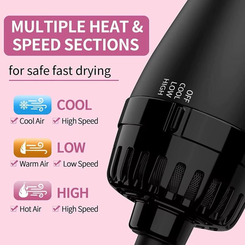 Professional High Quality One Step Hair Dryer Brush Styler Tools Fast Heating Hair Straightener & Drying Hot Air Brush for Dry Straight Curl