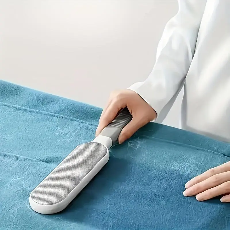 [NEW] Double-Sided Self-Cleaning Lint Remover Brushes, 2-Pack Pet Hair Removal Tool for Clothes & Sofa, Effective Removal of Loose Hair and Lint