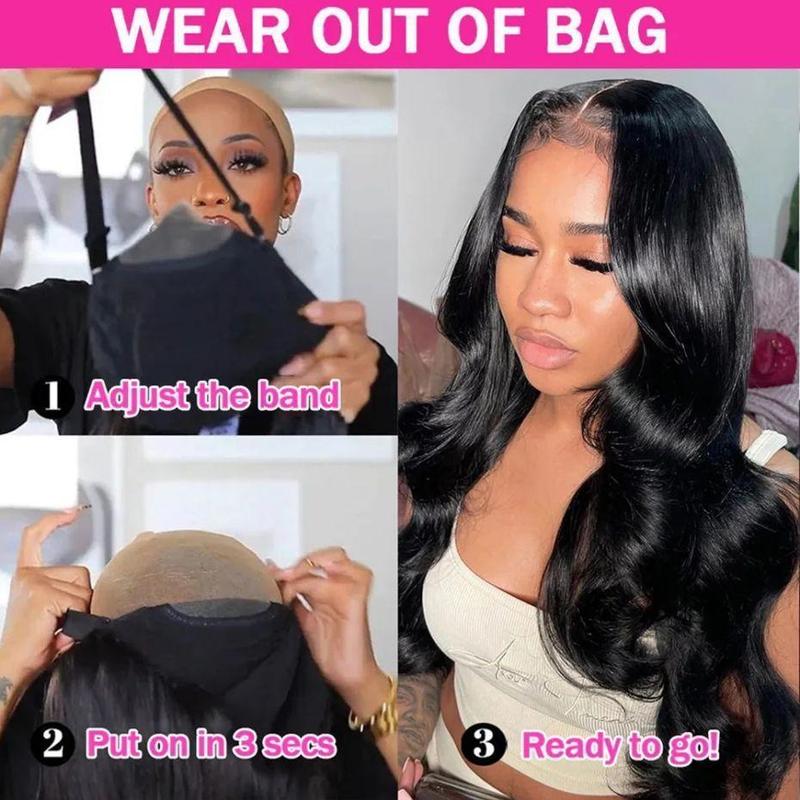 Body Wave Wigs 6x4 Glueless Wig Human Hair Ready To Wear Lace Frontal Wig Brazilian Closure Wig For Women Lace Front Wigs