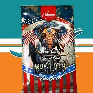 2025 Wild Card Mammoth Football One of One Jumbo Pack
