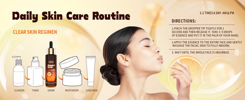 ISTON Ultra-Moisturizing Vitamin C Facial Serum 50 ml with Hyaluronic Acid, Niacinamide and Peptides Pure Vitamin C Facial Serum for the face, anti-aging, lightens dark spots, evens skin tone and eliminates fine lines and wrinkles.