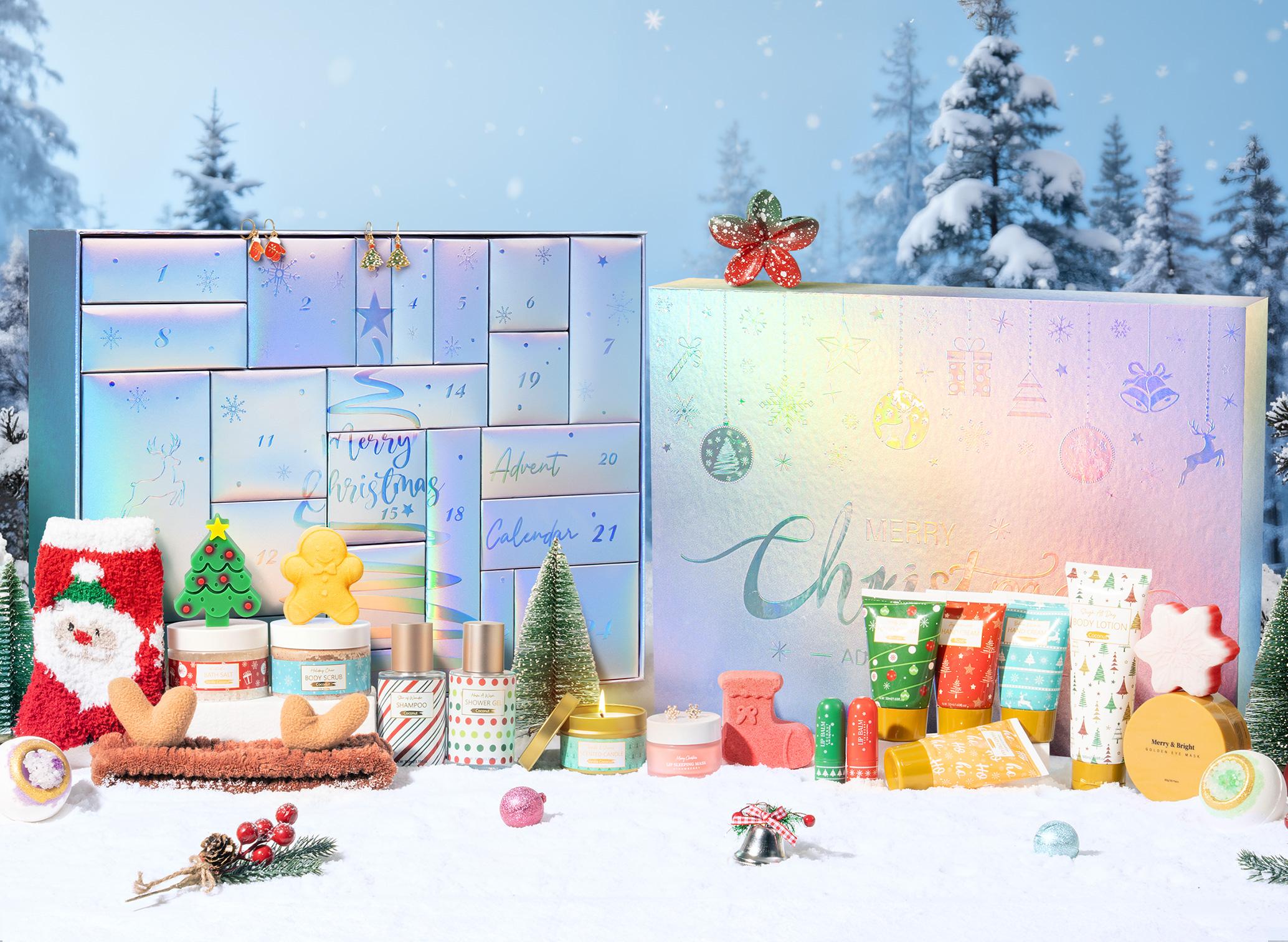 2025 Tween Girl Christmas Gifts Birthday Gifts Teenage Girls Gifts Basket , 24Boxes Advent calendar with Skincare, Bath body Spa Self Care Gifts,10Boxes Task Tags with Makeup gift sets– Perfect for Her, Daughters,Teen Girls,Sister,Niece