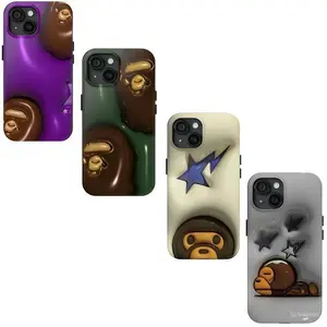 Bape Milo 3D Combo Phone Case, For iPhone 11-17