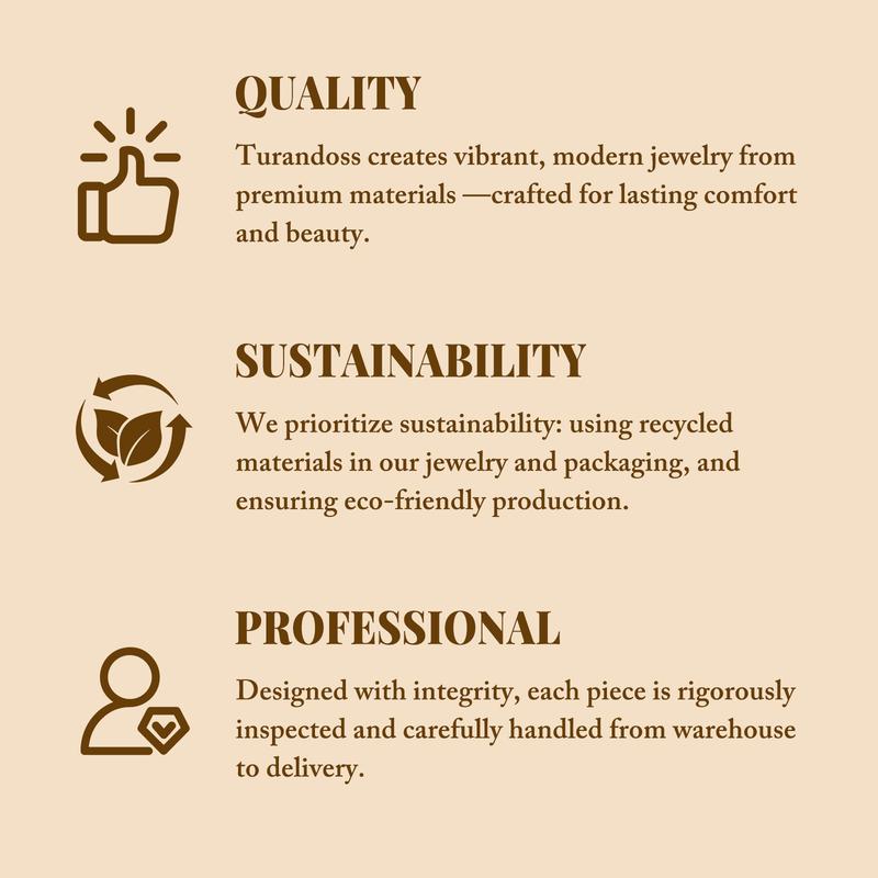 Turandoss Lucky 4-Leaf Clover Stud Earrings, 14K Gold Plated S925 CZ | Valentine’s Gift