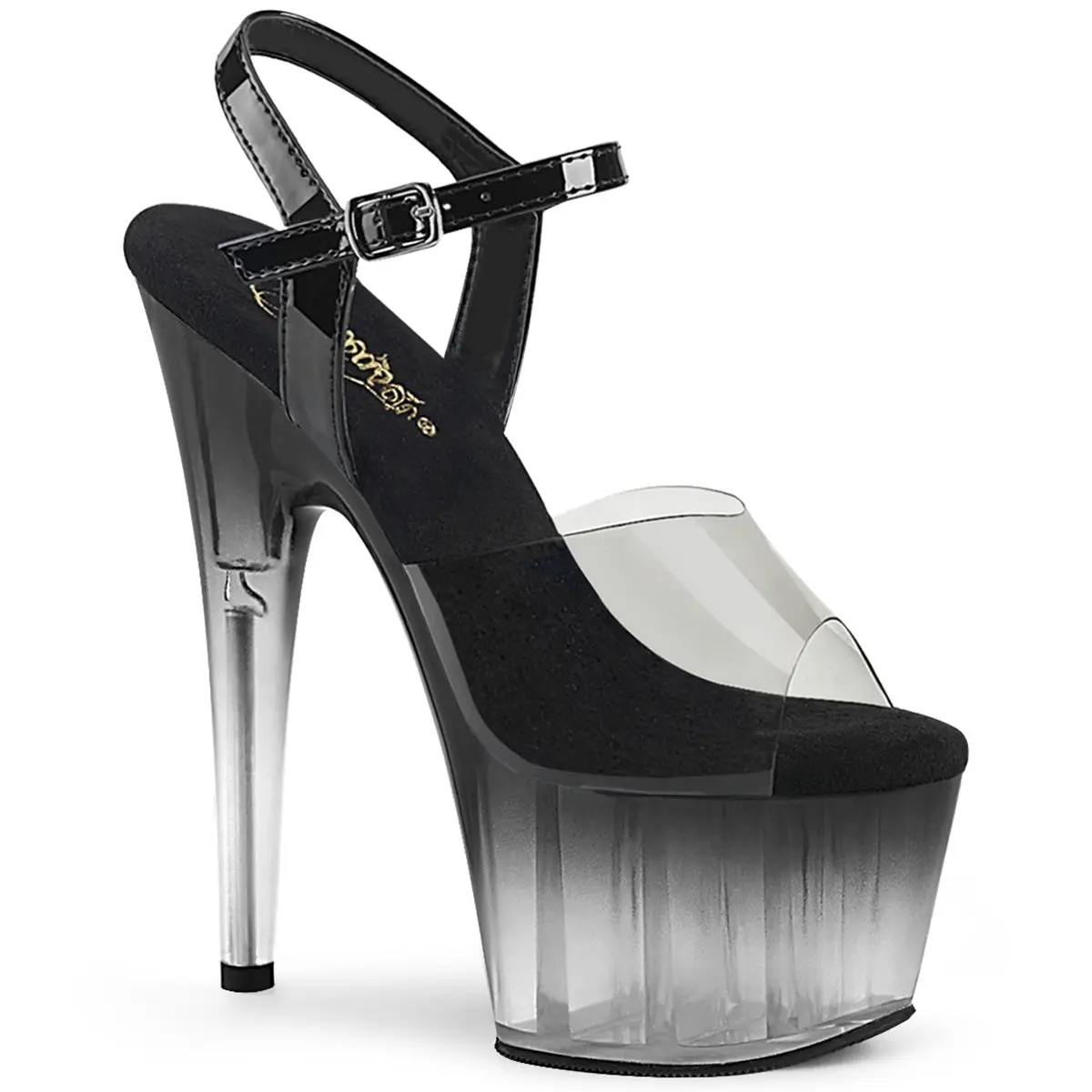 Pleaser Adore-708T-2 Women's Classy Sandals - High Heel Platform Footwear, Elegant Decor-Accented Fashion Shoes for Formal Occasions
