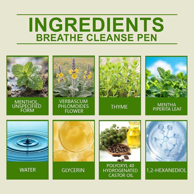 Portable Herbal Diffuser Pen, 4-In-1 Aromatherapy for Sleep, Energy & Mental Clarity, Stick Form, No Ca Prop 65 Warning