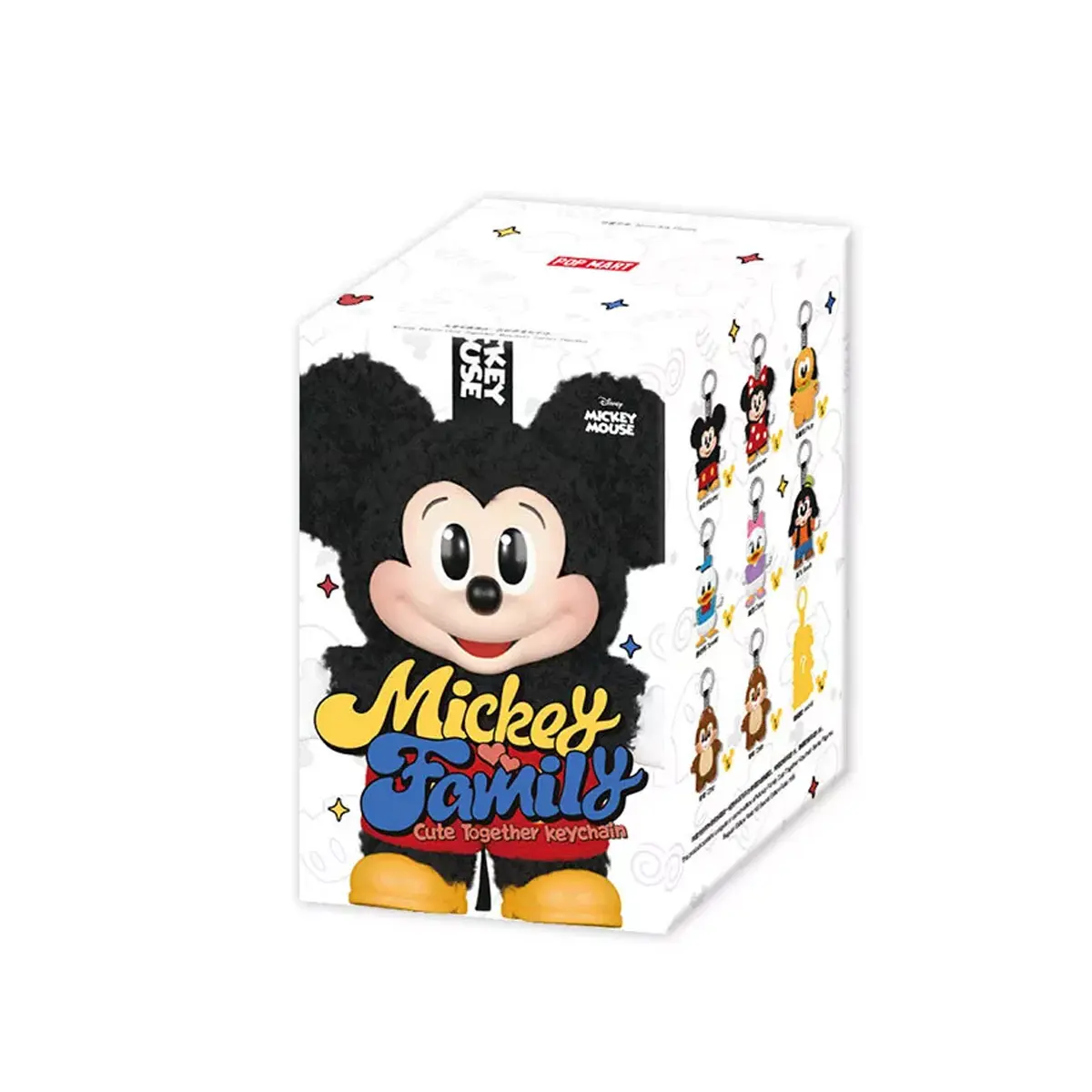 Disney Mickey Family "Cute Together" Plush Keychain Series (Styles vary)