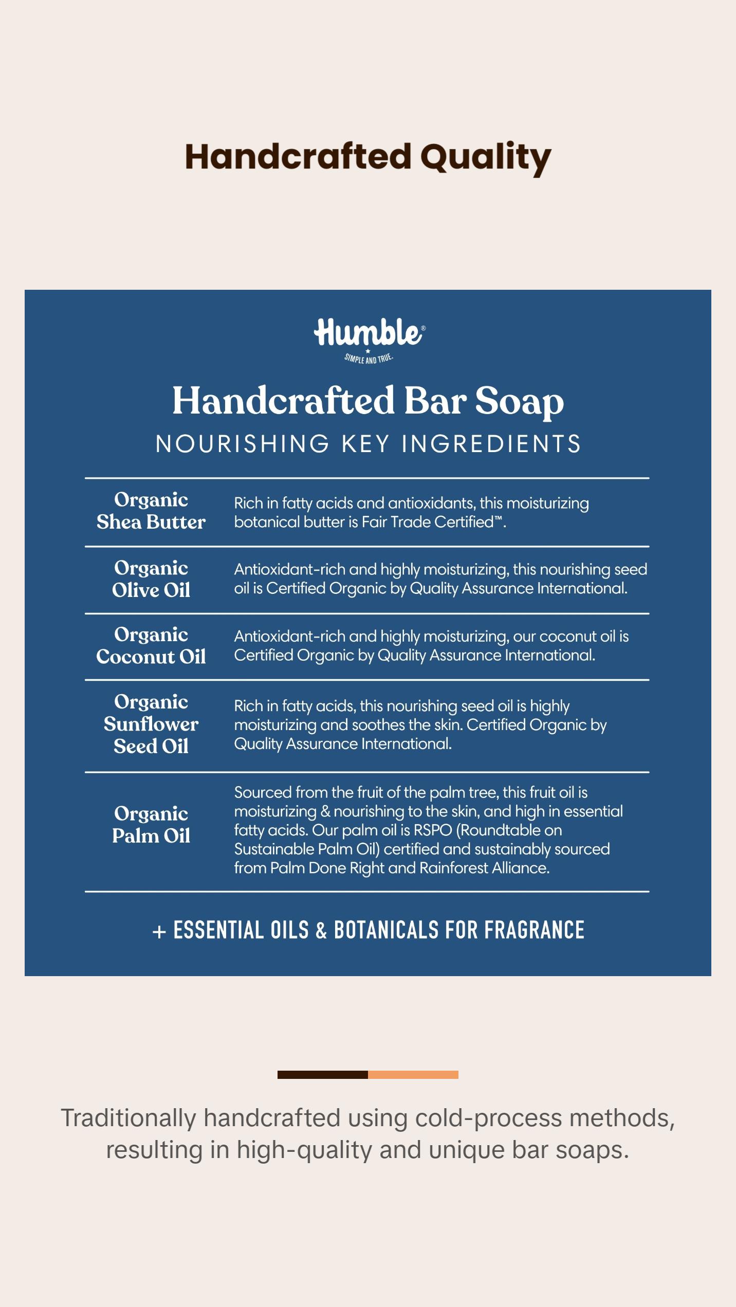 Humble Brands Moisturizing Star Anise & Palmarosa Bar Soap