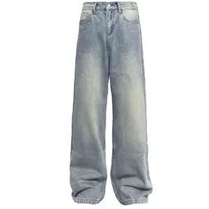 Classic Washed Denim Jeans