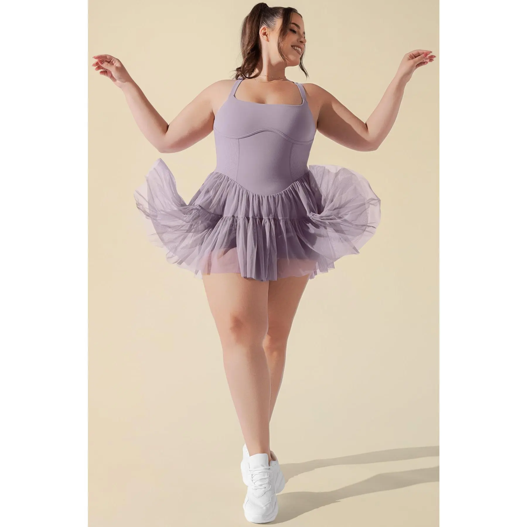 Corset Pirouette Dress - Lilac