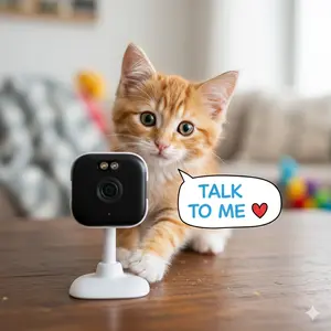 Interactive Pet Cam with Real-Time Audio – Stay Connected to Your Furry Friends camera