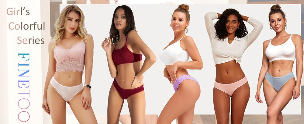 FINETOO 15PCS Cotton Panties for Women Seamless Underwear Outfit Maternity Basic Minimalist Comfortable Bikini Briefs S-XL Size SpringStatements