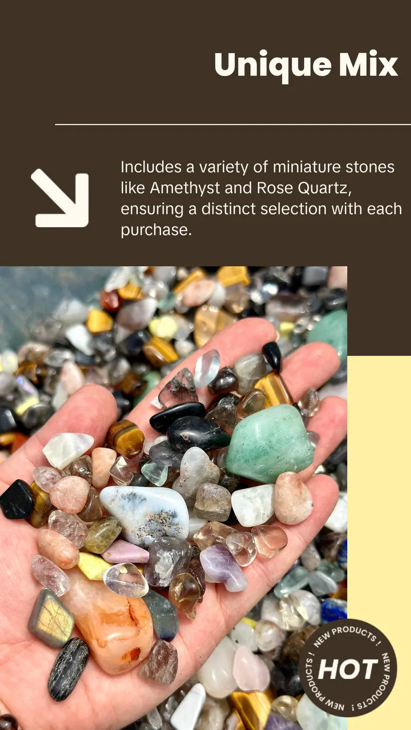 Natural Stone Confetti Mix by New Moon Beginnings