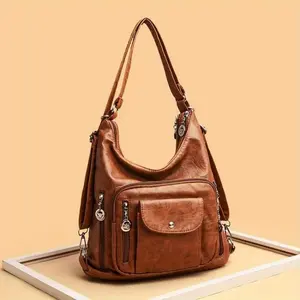 Vintage Crossbody Bags, Vintage Backpacks, Women's Fashion Totes and Handbags, Soft PU Leather for Commuting