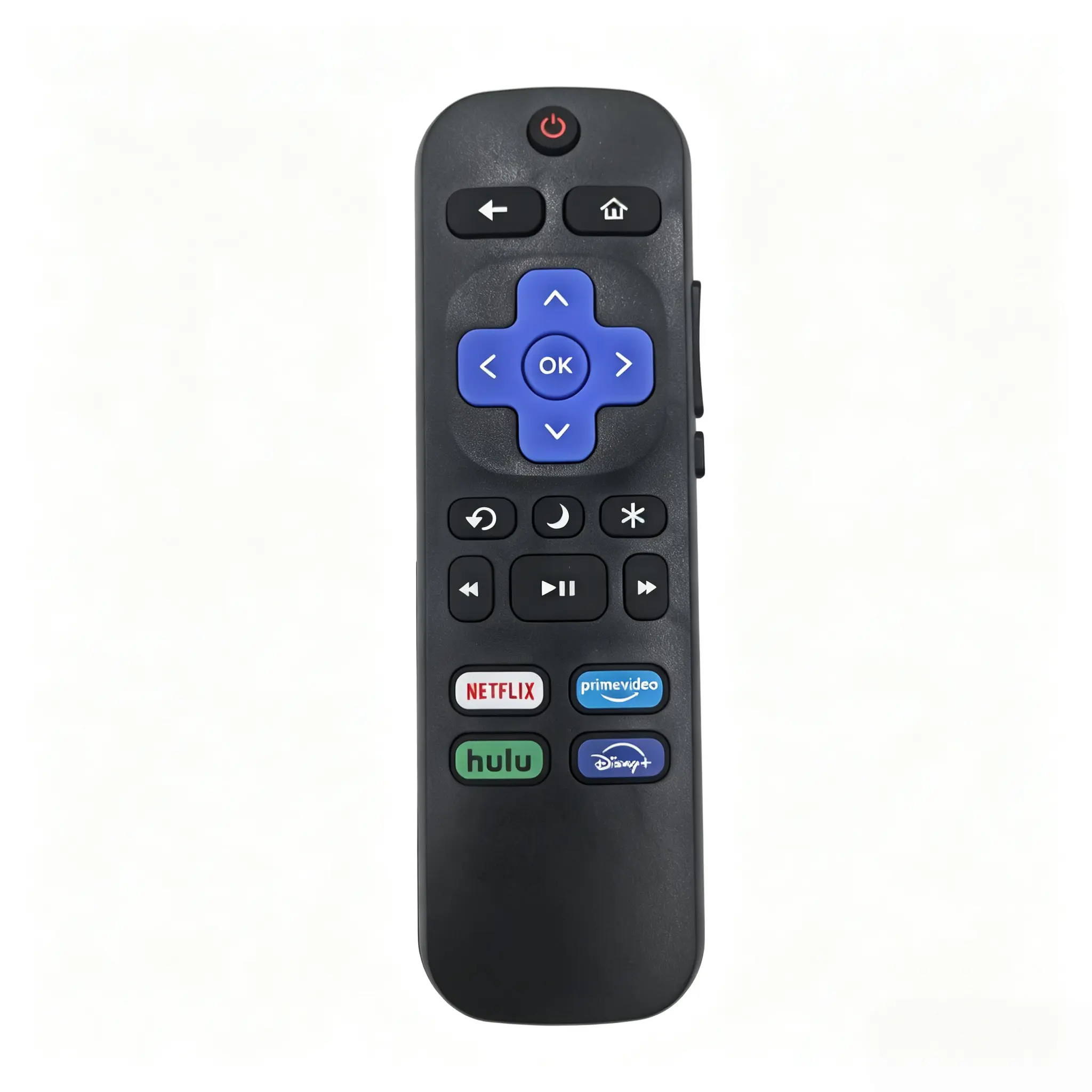 Universal Replacement Remote Control for Roku TVs, 1pc, Compatible with Hisense, Onn, TCL, Sharp, Element, Philips & LG Roku Series TVs