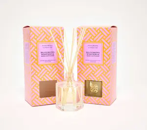 HomeWorx by Slatkin + Co. S/2 SpringFling Reed Diffusers Bloom Wisteria