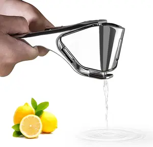 Stainless Steel Lemon Squeezer – Manual Handheld Citrus Juicer for Lemon & Lime