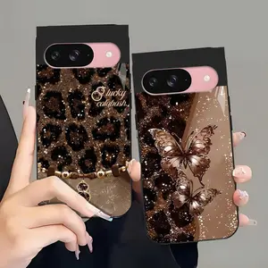 Suitable for [Google Pixel 9 Pro] high-end women's phone case🤩，the pattern is printed, not glitter; various leopard print patterns are available，drop-resistant and fingerprint-proof YM99