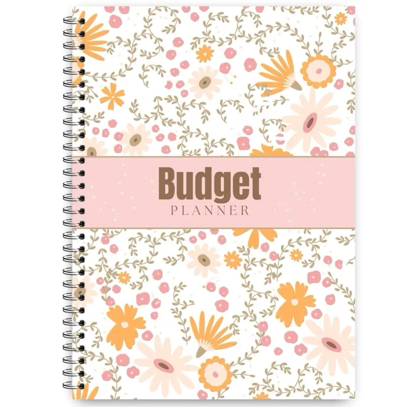 2026/2027  Budget Planner Spiral - Undated 146 Pages with Debt & Savings Trackers, Paycheck Breakdown, Financial Goals, Soft Laminated Cover, 8.5x11 inches, Undated, 1-Year Planner