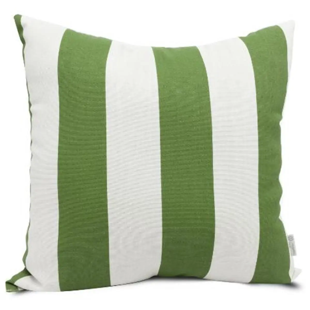 Majestic Home Sage Vertical Stripe Woven Fabric Plush Fill Rectangular Throw Pillow - Large, 20x8x20 in, 2 lbs, 1000 Hours UV Protected, Spot Clean, Indoor and Outdoor Use, All Seasons, for Living Room Sofa, Outdoor Patio Furniture