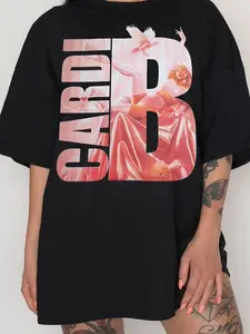 [Sale Up To 30%] + [Free Ship] CB Fan Tour Graphic Shirt 2026, Vintage Rap Music Tee, Hip Hop Streetwear Concert T Shirt W026