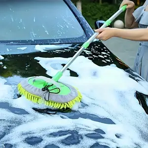 Car Cleaning Brush, Retractable Long Handle Car Cleaning Brush, Adjustable Car Wash Tool, Car Wash Accessories for Car Care Detailing