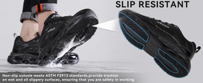 Non-Slip Waterproof Work Shoes for Kitchen Chef, Nurse & Food Service