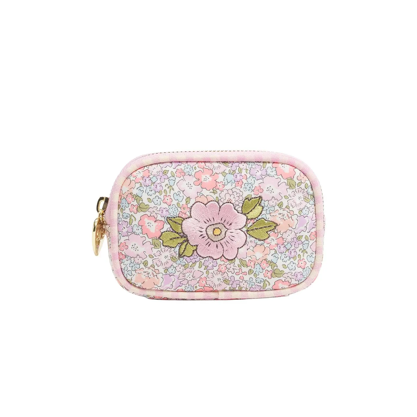 Stoney Clover Lane Embroidered Micro Pouch in Michelle Liberty