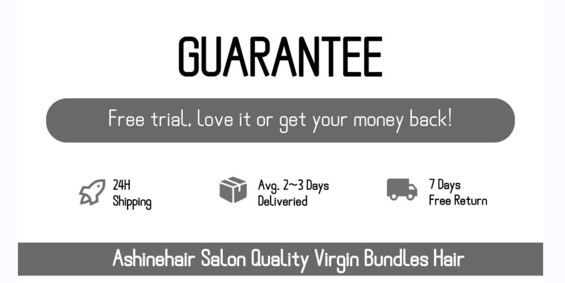[Ashine] 10-30 inches Salon Quality Brazilian Virgin Bundles 100% Human Hair Straight/Body Wave/Deep Wave/Deep Curly Wigs Natural Color