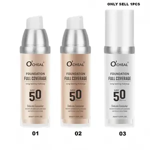 Long-Lasting Hydrating Concealer Cream, Moisturizing Foundation Liquid, Hydrating Flawless Coverage, High Coverage, Brightening Color Changing Makeup, Flawless Finish Makeup, Single Pack, Smudgeproof Formula
