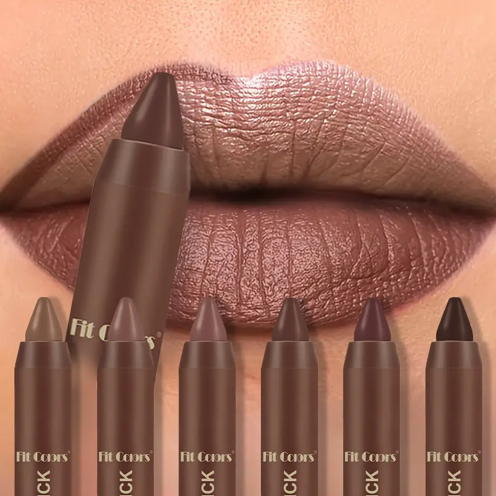MAGIGIRL Matte Lipstick - Long-Lasting, Waterproof, Full Coverage Cosmetic, Chocolate Color, Perfect Gift for Women, Suitable for All Skin Types, Qi Rhythm Bloom, Matte Liquid Lipstick, Long Wear Lipstick & Lip Gloss