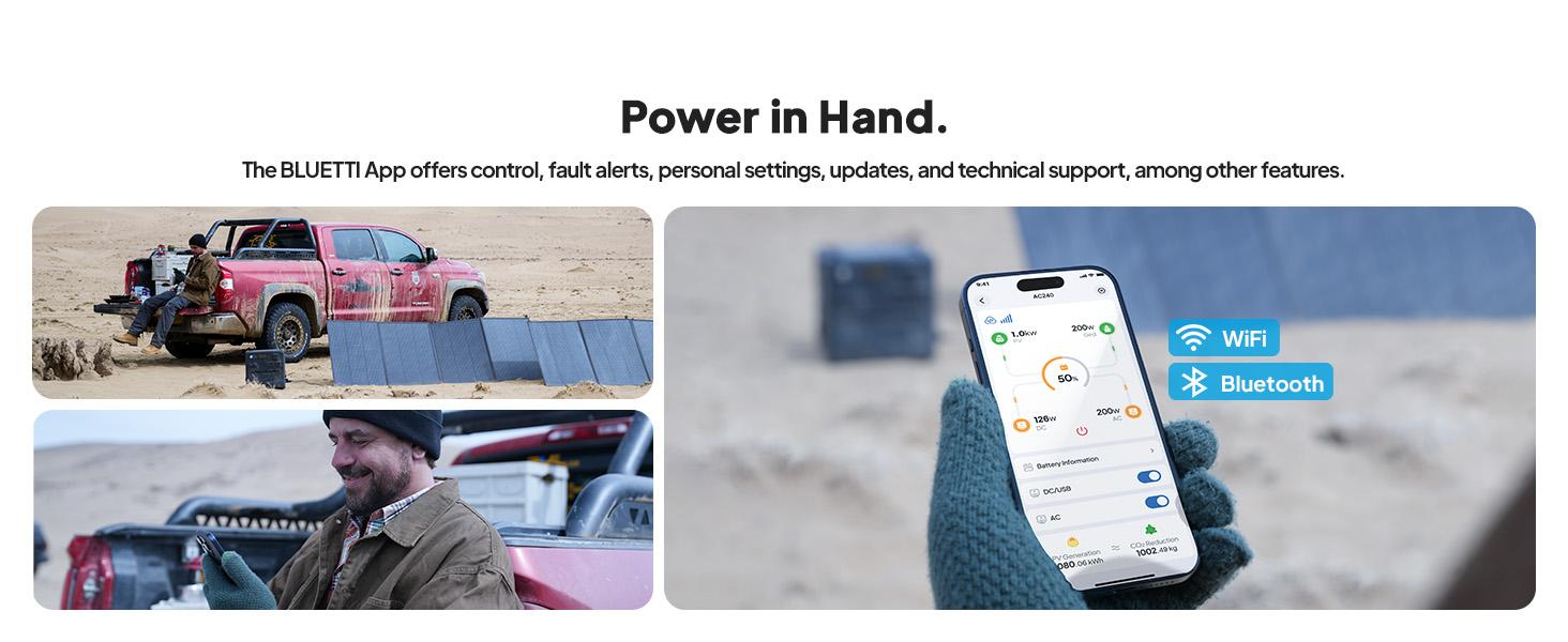 BLUETTI AC240 Portable Power Station, 1536Wh/2400W Solar Generator, Expandable to 10136Wh, 0-80% in 45 Min, Emergency Power for Camping, Home Use, RV Life