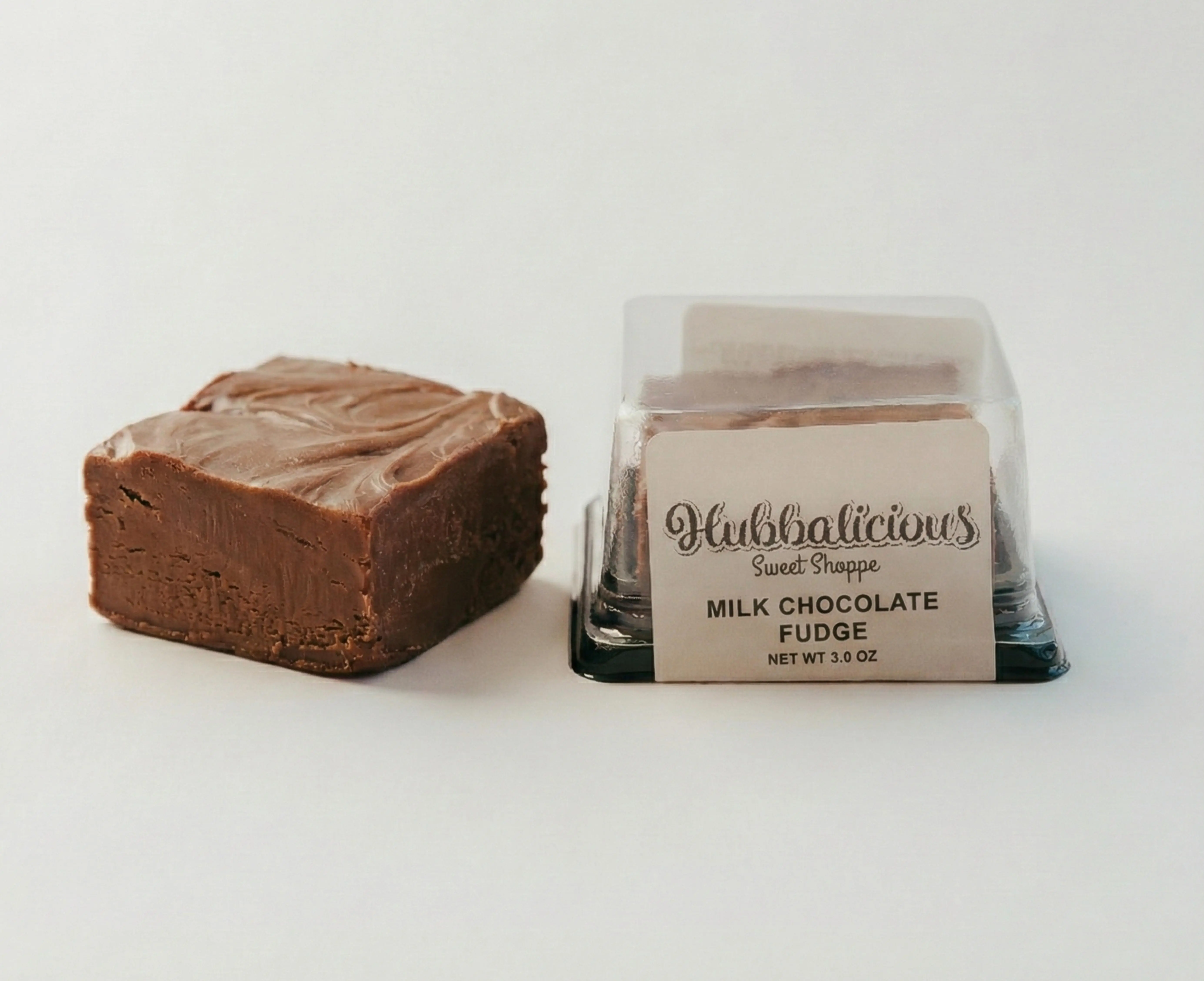 Milk Chocolate Fudge Hubbalicious Sweet Shoppe Dessert - 3 oz Layered Fudge Treat