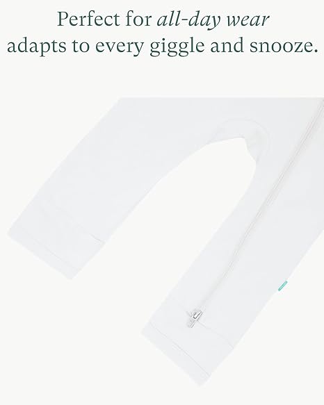 PurComfy Supersoft Bamboo Long Sleeve Romper, Comfortable Baby Sleepwear Pjs, Eczema-Soothe Baby Sleepwear Clothing for Boys&Girls (0-24M), One Piece