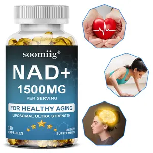 soomiig NAD+ Health Spplement,Supports Physical Health and Immune Health,120 Capsules