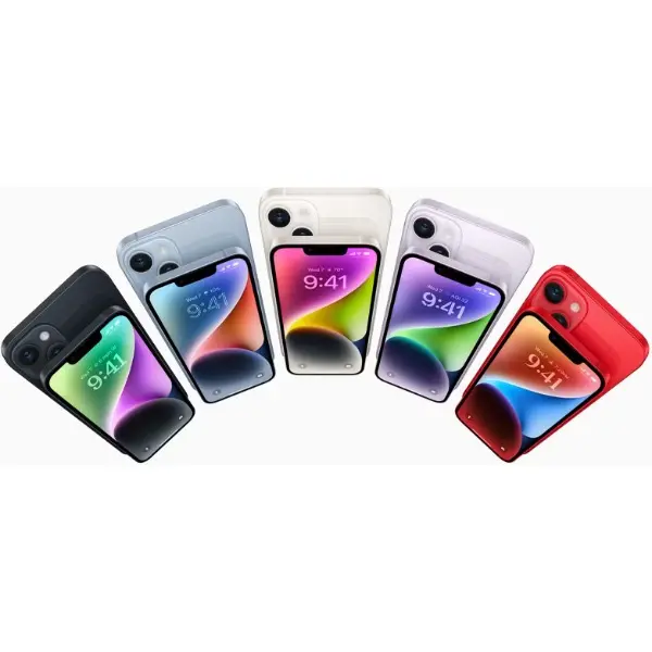 Refurbished Apple iPhone 14 (AT&T Locked) 128GB All Colors - Good with 1 Year Warranty by BITB