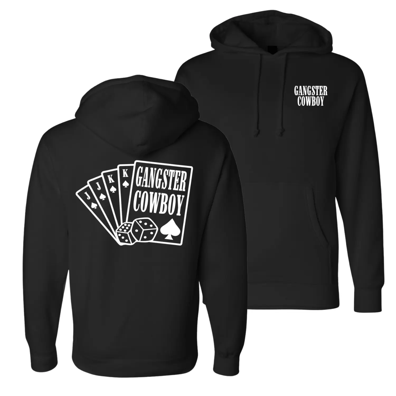 Spade Hoodie By Gangster Cowboy
