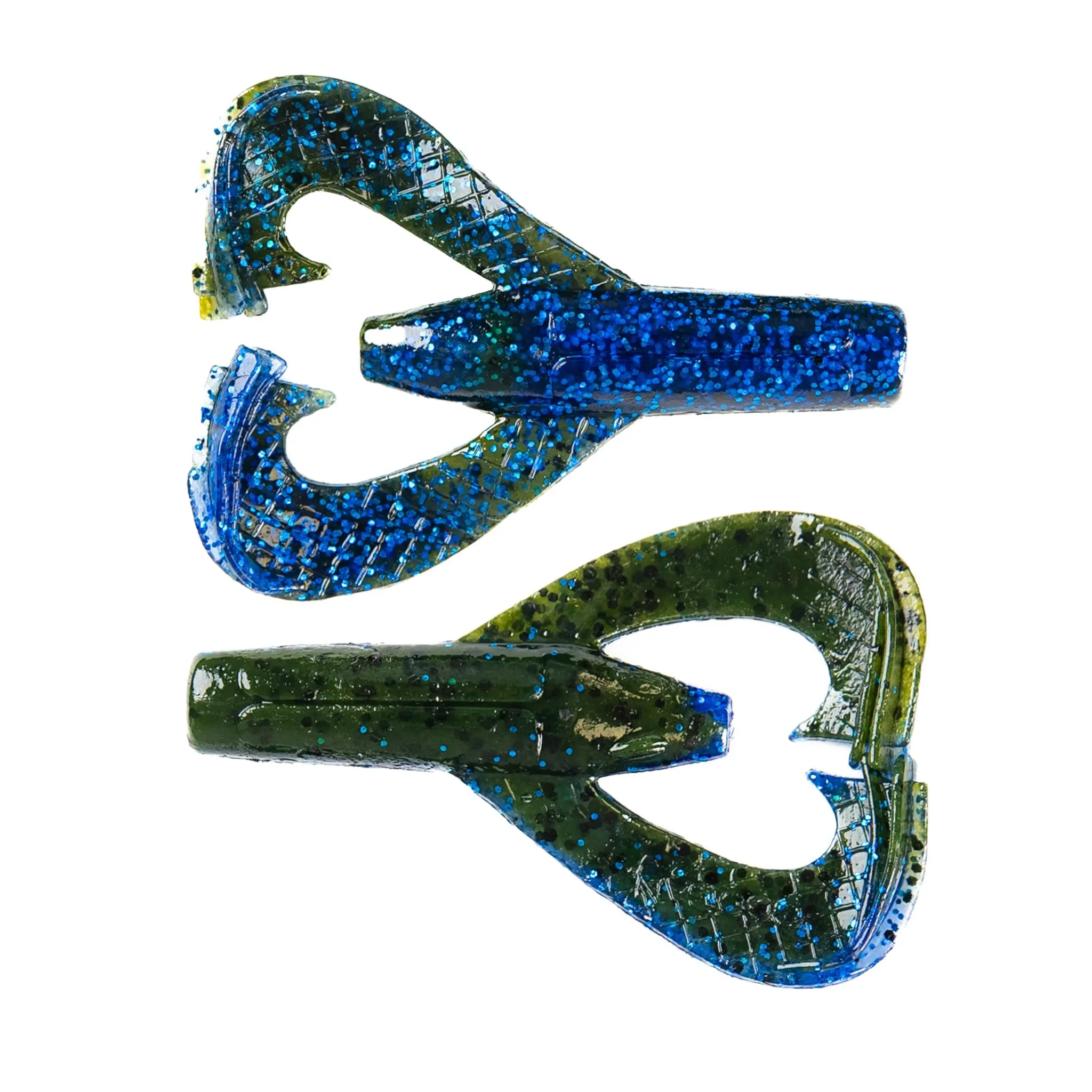 GOOGAN SQUAD Rattlin' Chunk Artificial Lures, Soft Plastic Chunk Style Bait and Perfect Jig Trailer with Removable Rattles for Versatile Fishing Options, Guaranteed Attention, Jig Fishing, Fishing Jigs