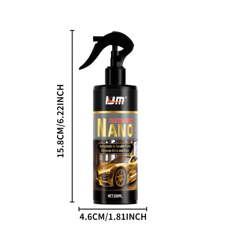 KJM cars accessories Car Coating Spray-Advanced Automobile Quick-acting Coating Agent With Dust -Proof and Glazing Effects -Long Lasting Car Paint Waxing Solution For a Showroom Shine nanos coating polish professional detailing