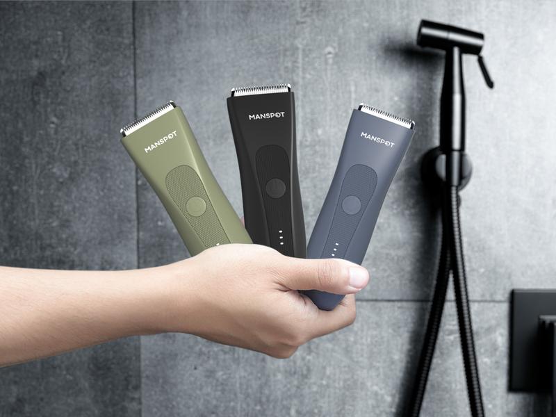 【TikTokShopHolidayHaul】Manspot Premium Electric Body Hair Trimmer for Men - Waterproof Wet & Dry Groomer, Rechargeable Cordless Clippers for Chest Back Arms - Gym Ready Travel Friendly Green Trimmer with Comfort Design-dealsforyoudays