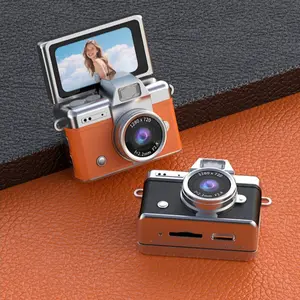 Mini Keychain Digital Camera (Including 32GB Memory Card, Card Reader, Adapter), HD Video Recording, Photo & Video Shooting, CCD Flip-Screen Camera, Portable Camera, Christmas Gift
